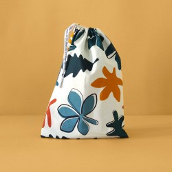 pochette forêt, motif feuilles