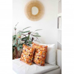 Coussin orange collection Mon Toit