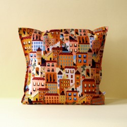 Coussin orange collection Mon Toit