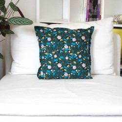 coussin 40cm bleu théodore deck