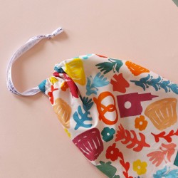 pochette rangement colorée