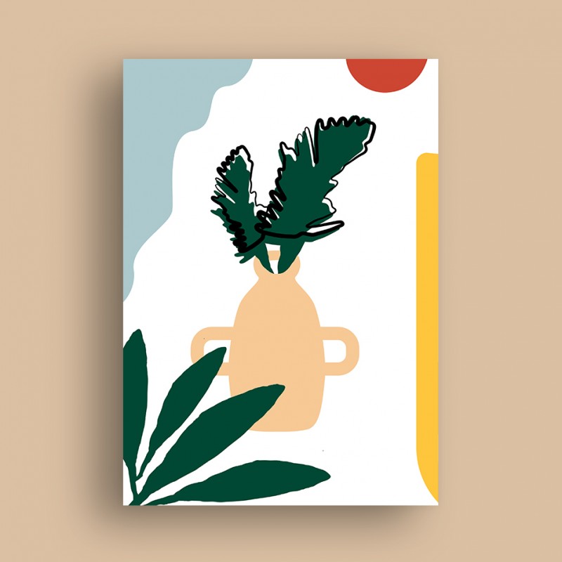 Affiche Minimal Vase Affiche Minimal Vase