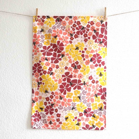 Tea towel - The Black Bee - Vois Là