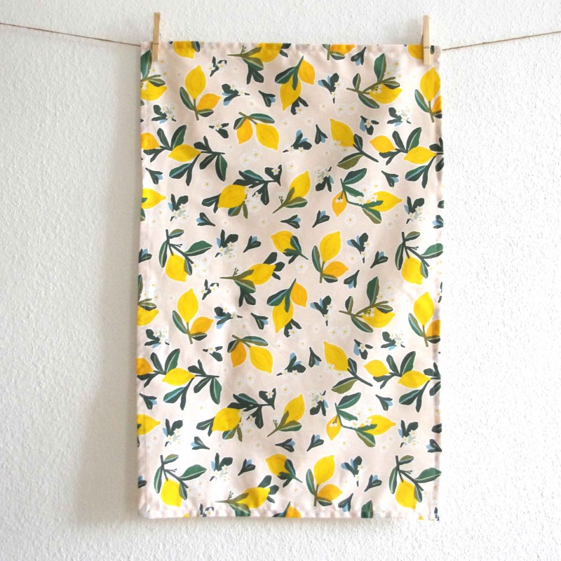 Tea towel - Lemons - Vois Là