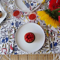 Table runner - Secours Populaire - Vois Là