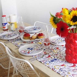 Table runner - Secours Populaire - Vois Là