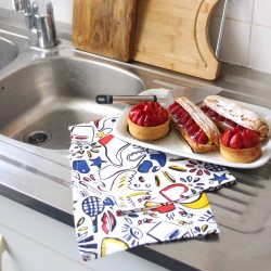 Tea towel - Secours Populaire - Vois Là
