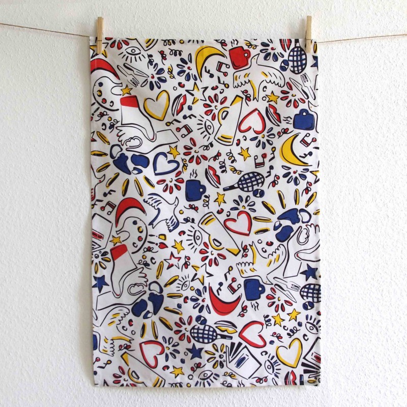 Tea towel - Secours Populaire - Vois Là