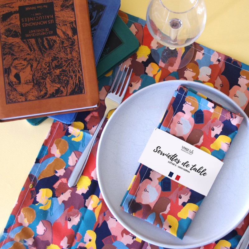 Table napkins, set of 2 - Women - Vois Là