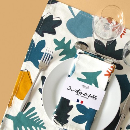 Table napkins, set of 2 - A Diverse Forest - Vois Là
