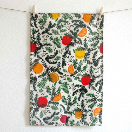 Tea towel - Fir Trees - Vois Là