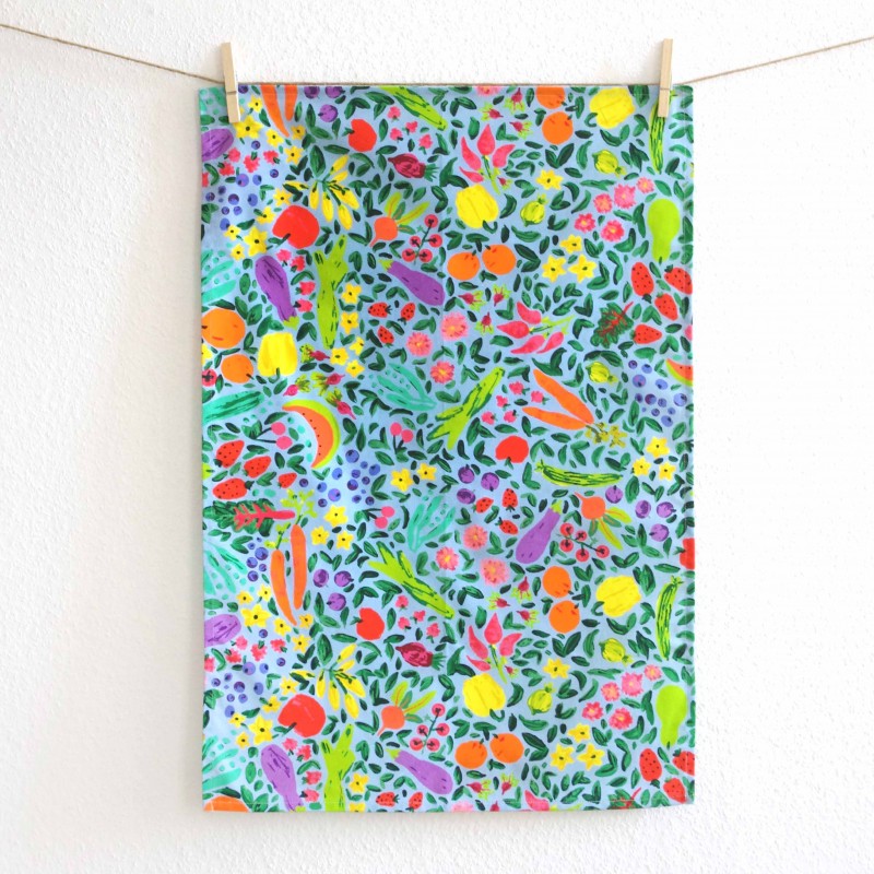 Tea towel - Gardens - Vois Là