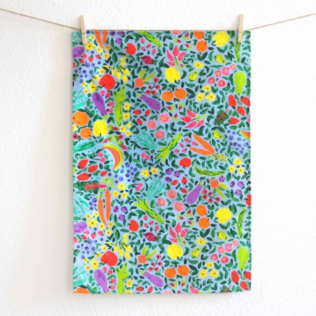 Tea towel - Gardens - Vois Là