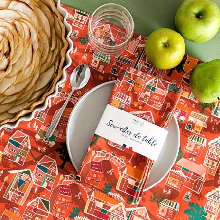 copy of SERVIETTES DE TABLE - LOT DE 2 -  Jardins
