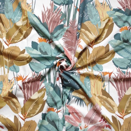 Coupon de tissu - 100% COTON - Jungle Inn