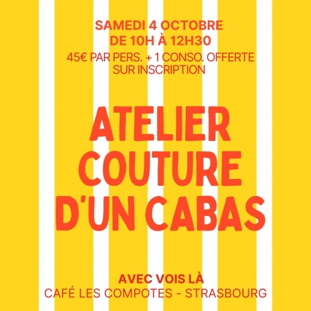 atelier couture d’un cabas
