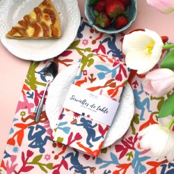 Table napkins, set of 2 - Gardens - Vois Là