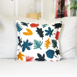 Coussin Une Forêt Diversifiée - Feuilles 40x40cm